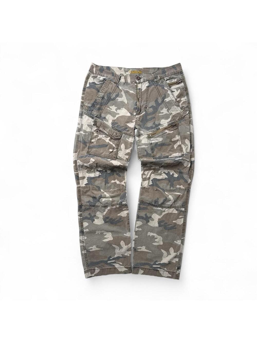 Y2K Carbon 00s Camo Vintage Jeans Pants